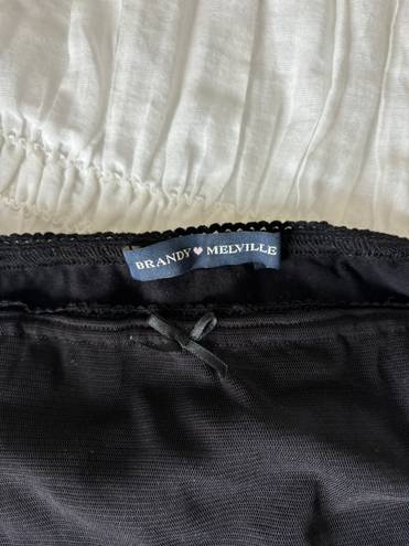 Brandy Melville Black Mini Skirt