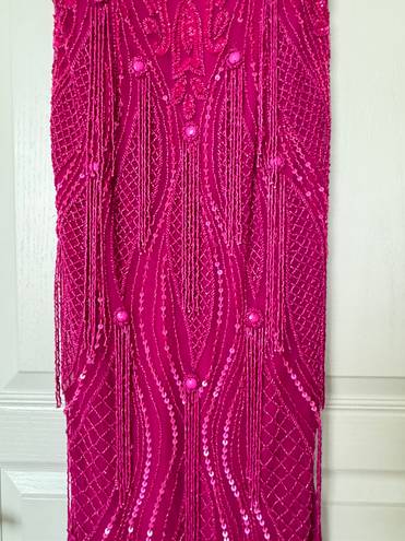 Jovani Fuchsia Gown 22712