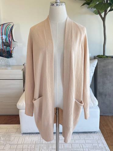 Vince  100% Cashmere Open Face Cardigan in Beige Size S 