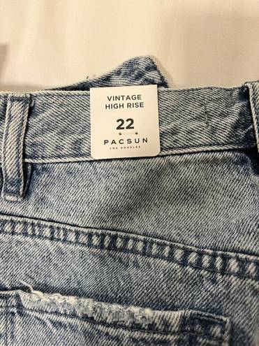 Pac sun vintage high rise jean shorts 