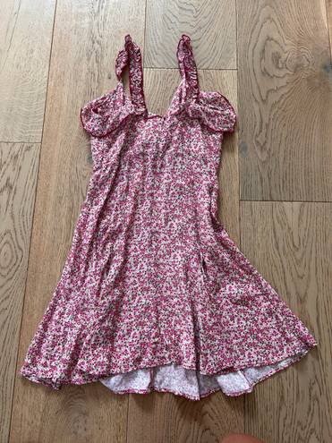 Unknown Floral Dress Pink Size XS