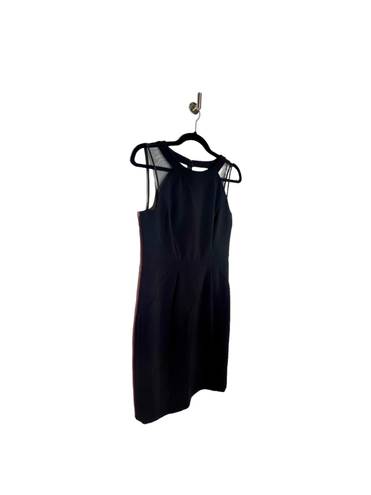 White House | Black Market WHBM Iconic Mesh Inset Sheath Dress in Black Size 4