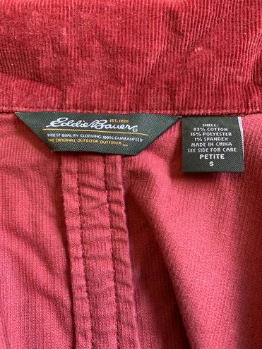 Eddie Bauer Red Corduroy Jacket