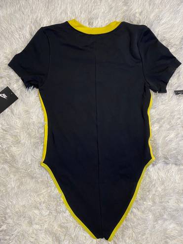 Nike New  Black Bodysuit S