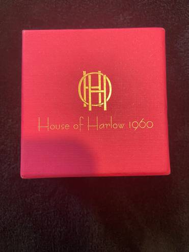 House of Harlow Gold Hoop Earrings