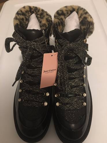 Juicy Couture Black Booties- Brand New 