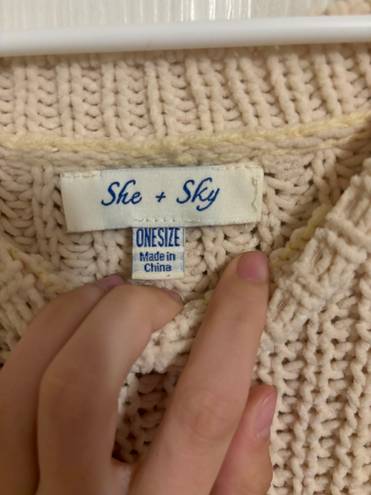 She & Sky Oversized Knit