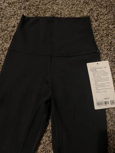 Lululemon Black Align Leggings 28”