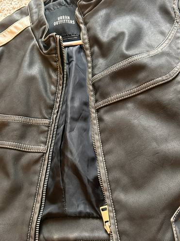 Urban Outfitters Cropped Leather Jacket