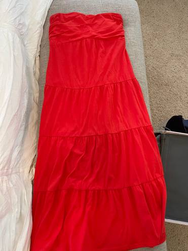 Soma Maxi Dress Red Size XS