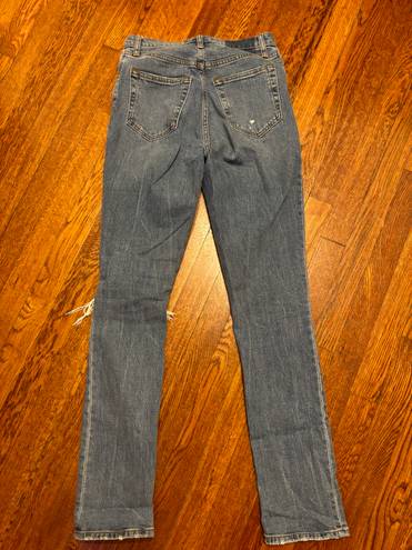 Abercrombie & Fitch Abercrombie Curve Love Ultra High Rise 90s Slim Straight Jean