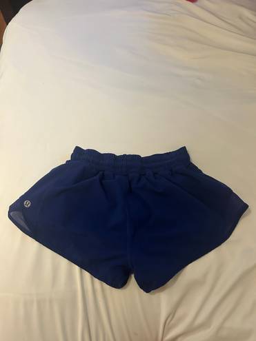Lululemon Dark Blue Hotty Hot 2.5” Shorts