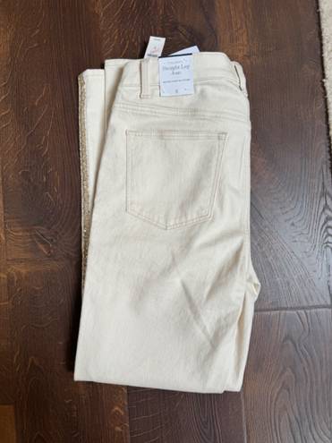 Talbots Straight Leg Sequin Stripe Jeans