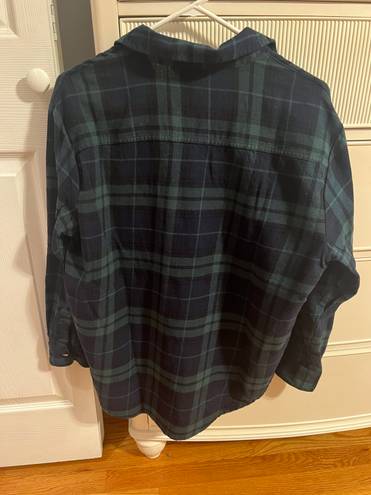 Old Navy Plaid Flannel Boyfriend Fit Shirt