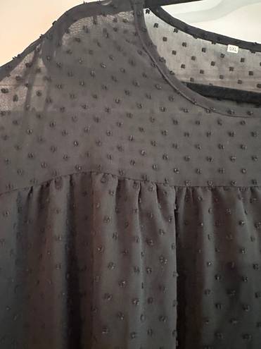 Black Blouse Size XL