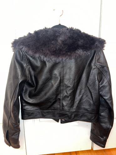 Abercrombie & Fitch  Faux Leather Jacket