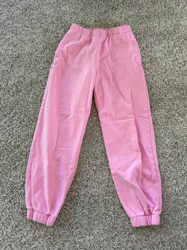 Brandy Melville Bubble Gum Pink Sweatpants