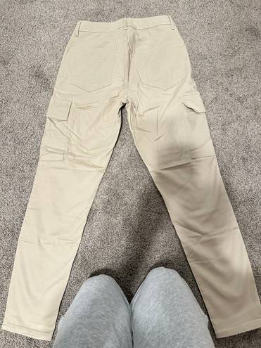 Tommy Hilfiger Tan Skinny Cargo Pants