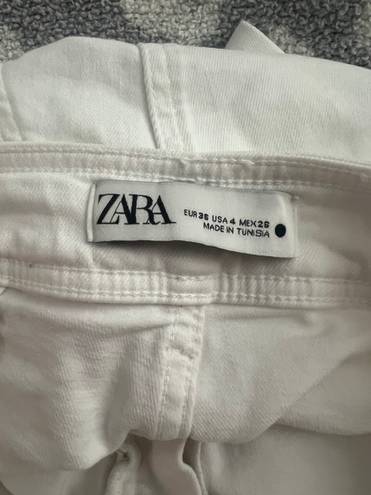 ZARA High Waist Marine Straight Pocket Jeans