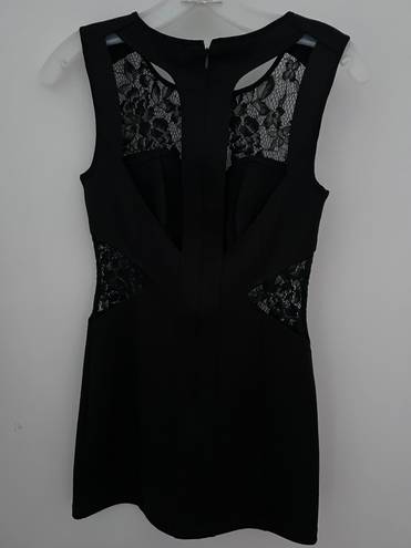 Finders Keepers black lace cut out  dress