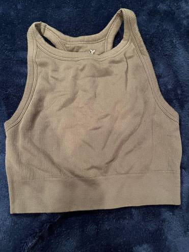 Old Navy Active Green Ribbed Tank