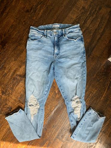 Good American Good Legs Distressed Skinny Jeans 8/29