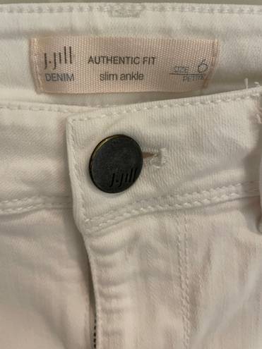 J.Jill  white jeans 