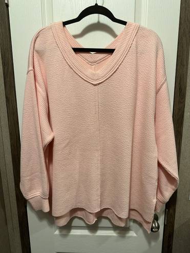 Aerie Wonder V Textured Sweatshirt