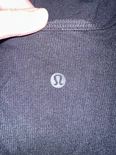 Lululemon Black Cutout Top