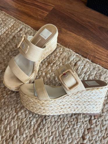 Dolce vita THORIN WEDGES NATURAL RAFFIA