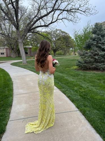 Sherri Hill No. 53903 Yellow Prom Dress