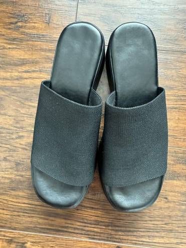 platform sandals Black Size 8.5