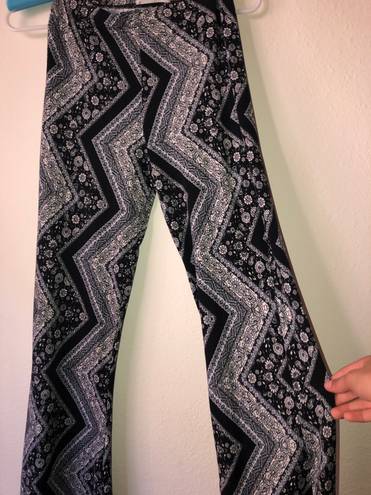 Honey Punch Patterned Bell Bottom Pants