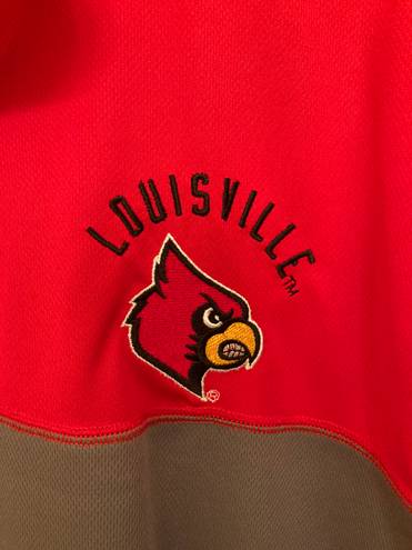 Proedge University Of Louisville Red Quarter Zip NWT Pullover