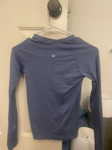 Lululemon Swiftly Tech Long Sleeve Race Length Water Drop