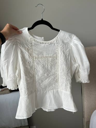 Lulus White Blouse