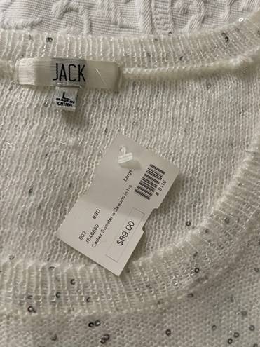 JACK knit cadler sweater with sequins