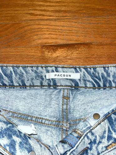 PacSun light blue mom shorts