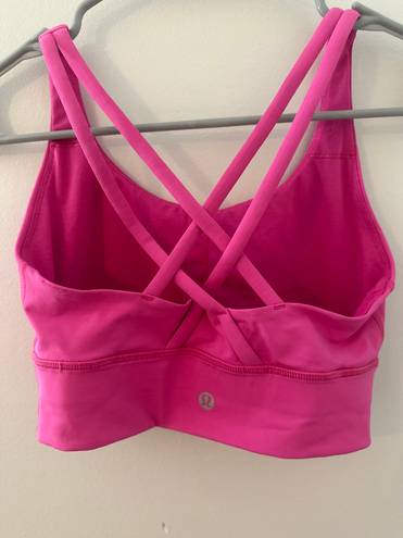 Lululemon Sonic Pink  Sports Bra