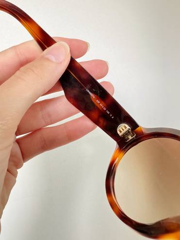 Loewe Story Round Frame Tortoiseshell Acetate Sunglasses