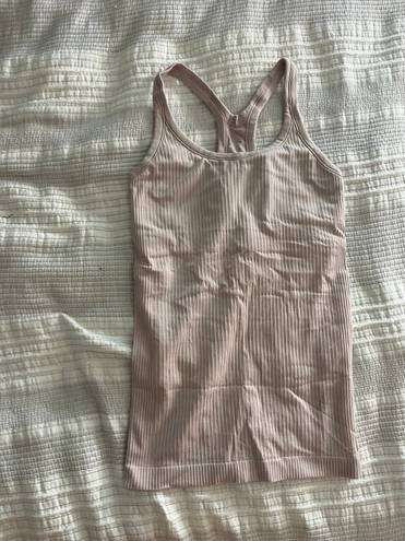 Lululemon Light Pink Ebb To Street Tank