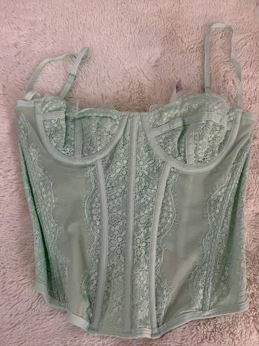 Urban Outfitters Mint Corset Top