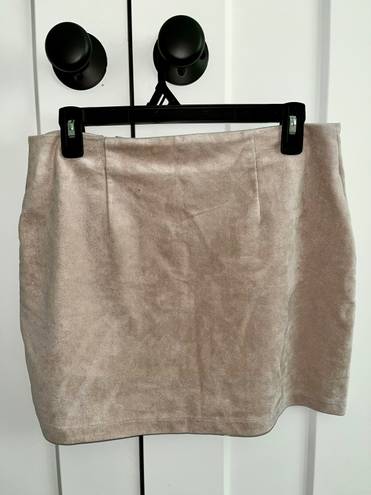 Forever 21 Suede Mini Skirt