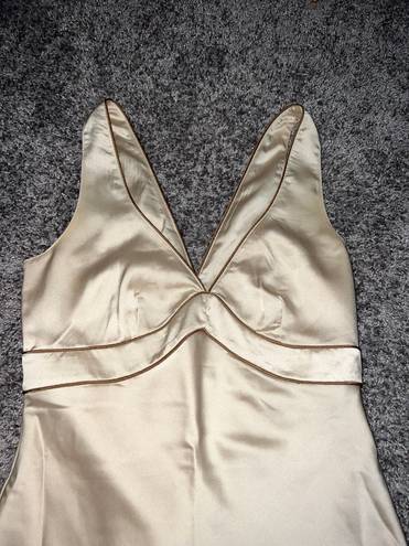 Abercrombie & Fitch Gold Silk Dress