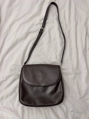 Hillard & Hanson Hillary & Hanson Leather Brown Crossbody Bag