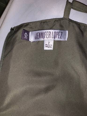 Jennifer Lopez Army Green Jumpsuit
