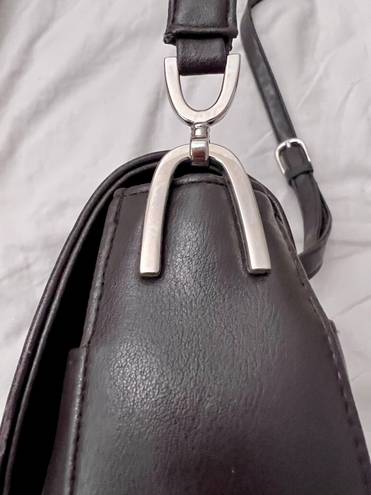 Hillard & Hanson Hillary & Hanson Leather Brown Crossbody Bag