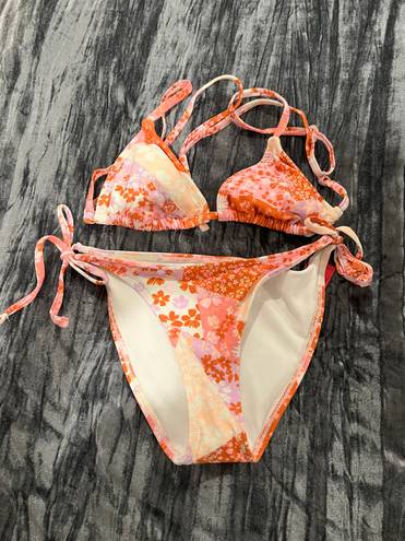 Xhilaration Floral Swim Set