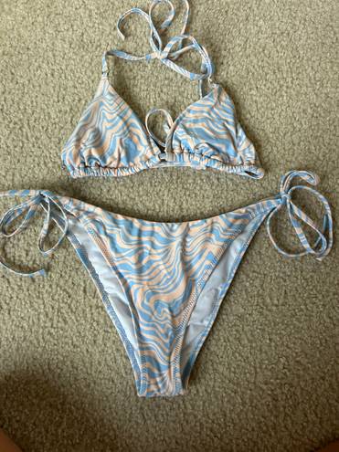 Ron Jon Surf Shop Blue Bikini Set