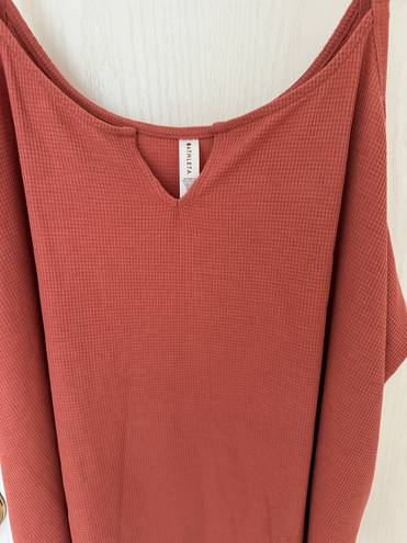 Athleta NWT  Woman’s Wind Down Sleep Cami Color: Muted Red, Sz 2X